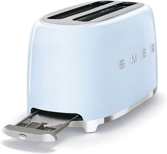 Smeg Φρυγανιέρα 2 Θέσεων 1500W Μπλε