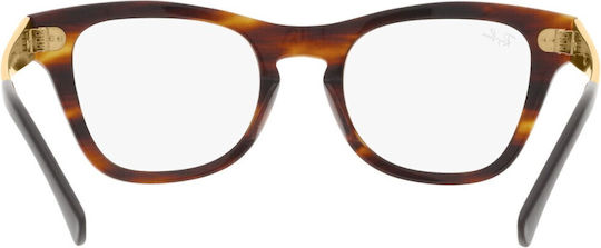 Ray Ban Дамски Рамки За Очилa Пеперуда Кафяв Костенурка RB0707VM 2144