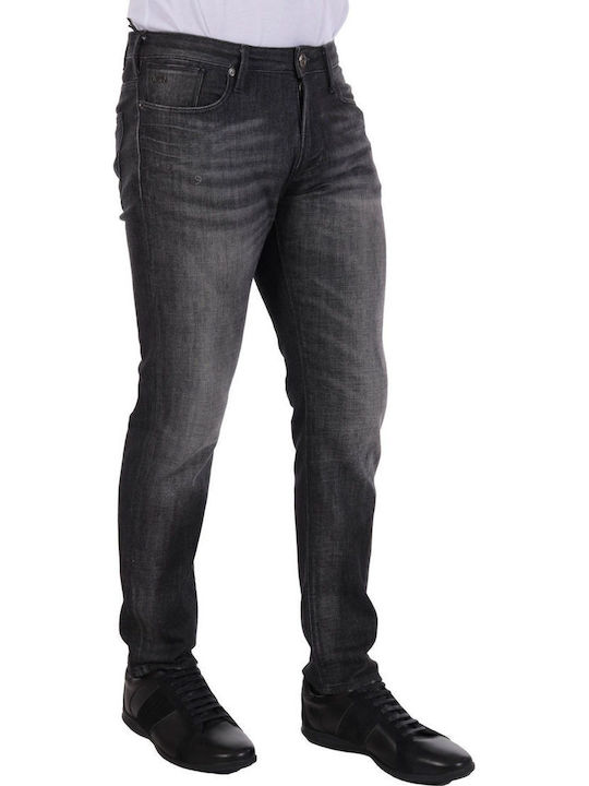 Herren Jeanshosen Slim Fit Grau