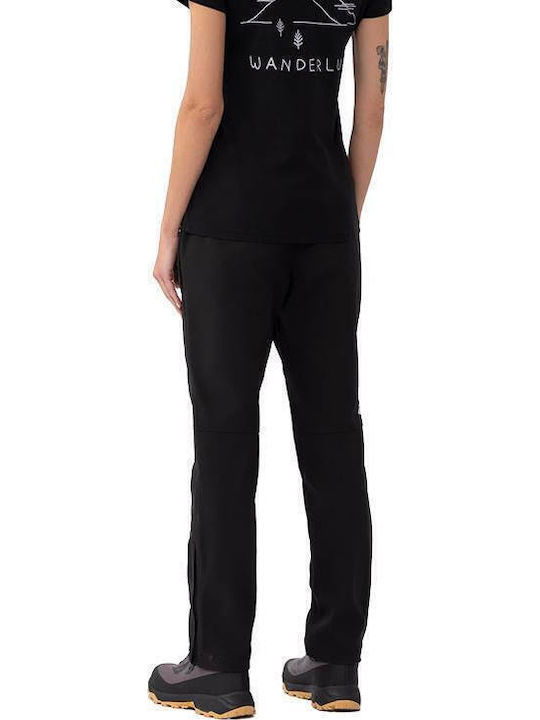4F Women's Fabric Trousers Slim Fit Black