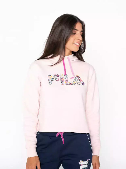 Lucy Cropped Γυναικείο Φούτερ Ροζ