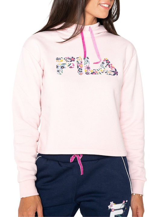 Lucy Cropped Γυναικείο Φούτερ Ροζ