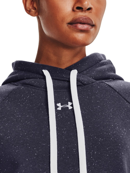 Rival Women's Sweatshirt Hooded Navy Blue
