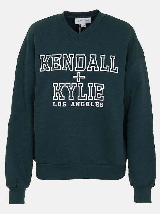 Long Women's Sweatshirt Green