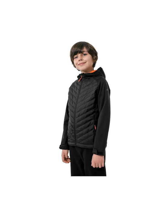 4F Kids Casual Jacket short Hooded Black