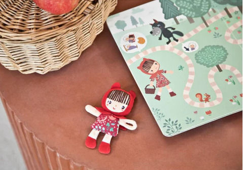 Lilliputiens Activity Book Activity Book "Η Κοκκινοσκουφίτσα" for 24++ Months