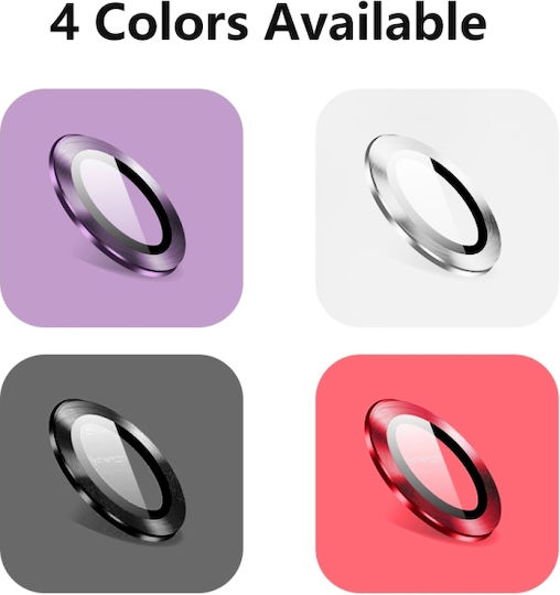 Enkay Hat-Prince Προστασία Κάμερας Tempered Glass Μαύρο για το iPhone 13 / 13 mini