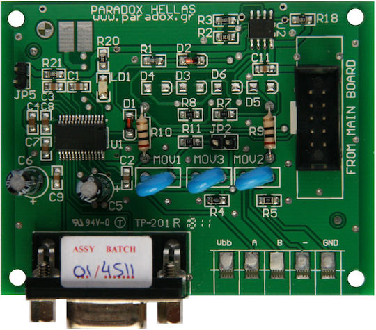 Paradox FRS-232 Component for Fire Detection System Module