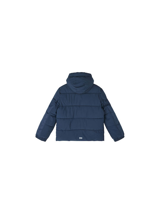 S.Oliver Kids Quilted Jacket short Hooded Blue