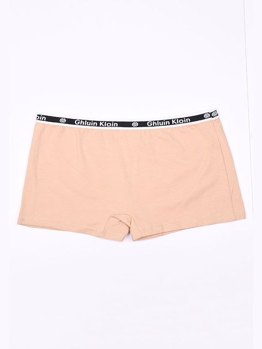 Power Flower Damen Boxer Beige