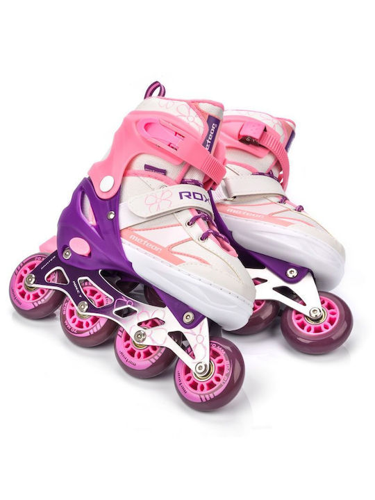Meteor Rox Inline Rollers Ροζ Παιδικά