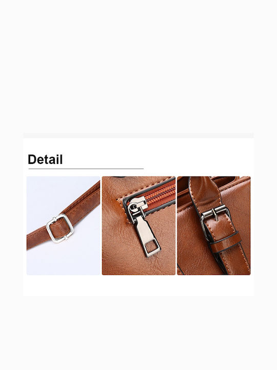 Σετ Γυναικεία Τσάντα Ώμου Light Brown