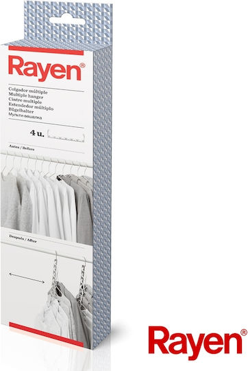 Rayen Clothes Hanger Silver 2018.01 4pcs
