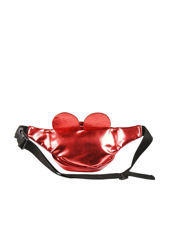Cerda Disney Mouse Παιδικό Τσαντάκι Μέσης Κόκκινο 26x5x5εκ.