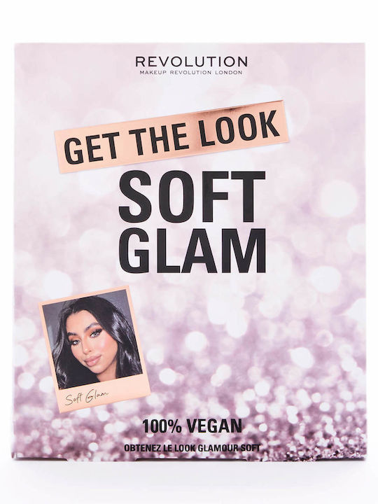Revolution Beauty Get The Look Soft Glam Σετ Μακιγιάζ για Πρόσωπο, Μάτια & Χείλη 7τμχ