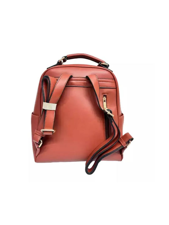 Verde Women's Bag Backpack Rust