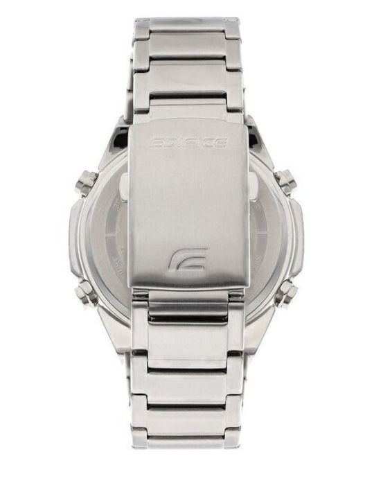 Casio Edifice Men's Watch 46.9mm Chronograph Battery with Silver Metal Bracelet