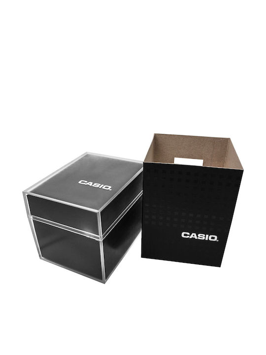 Casio Men's Watch 38.5mm Battery with Silver Metal Bracelet