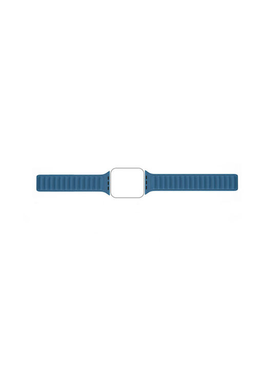 Techsuit Watchband Armband Silikon Türkis (Apple Watch 2 / 3 / 4 / 5 / 6 / 7 / 8 / SE / ULTRA - 42 / 44 / 45 / 49 mm)