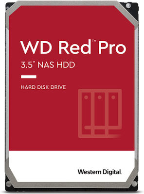 Western Digital Red Pro 22TB HDD Σκληρός Δίσκος 3.5" SATA III 7200rpm με 512MB Cache για NAS