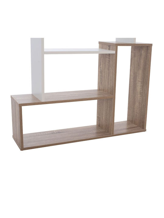 Bookcase Shay White 85x22x140cm