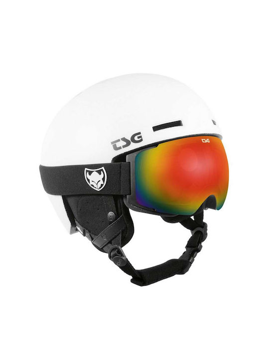 TSG Two Solid Ski & Snowboard Goggles Kids Black with Lens in Orange Color