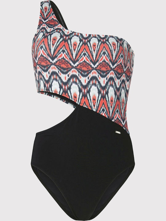 Macy Swimsuit with Openings and Light Padding Black