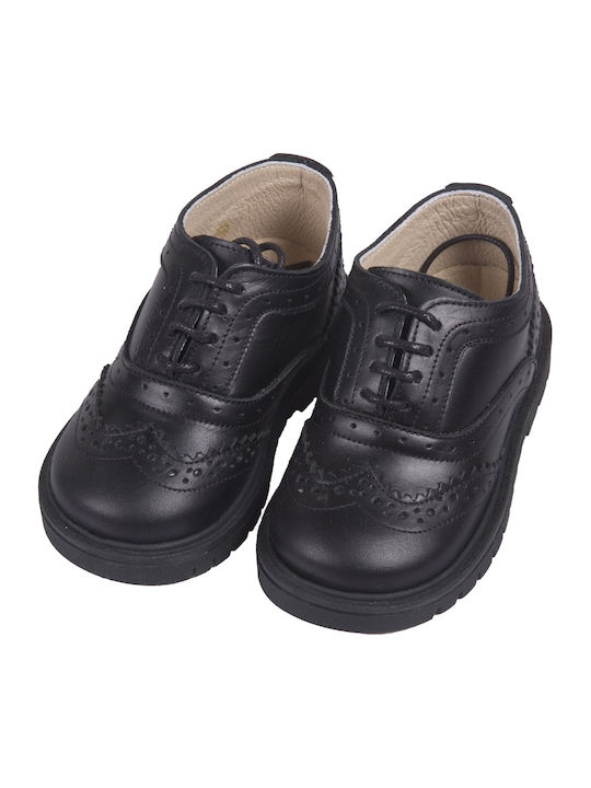 Babywalker Black Baptism Leather Soft Sole Oxfords