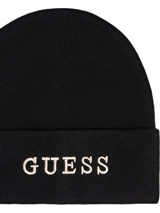 Beanie Γυναικείος Σκούφος Πλεκτός σε Μαύρο χρώμα