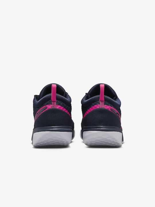 Nike Zoom Pro Ανδρικά Παπούτσια Τένις για Σκληρά Γήπεδα Obsidian / Hyper Pink / Green Glow / White