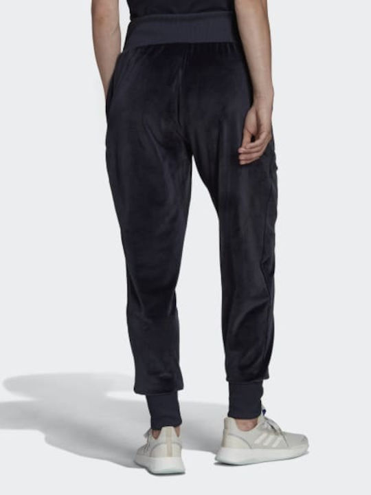 adidas Holidayz Cozy Sweatpants Velvet Black