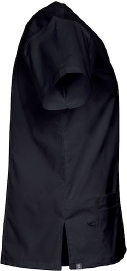 Be Unique Victor Men's Black Medical Blouse Cotton and Polyester