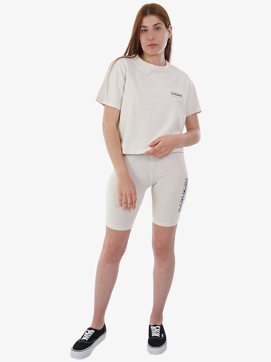 Women's Bike Legging High Waisted White