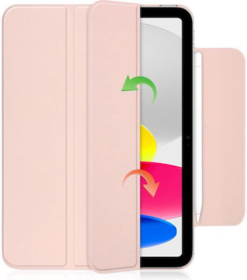 Tech-Protect Smartcase Flip Cover Δερματίνης / Πλαστικό Ροζ (iPad 2022 10.9'')