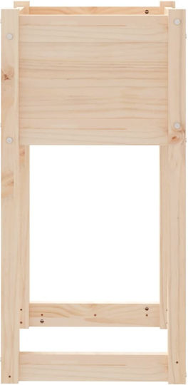 vidaXL Set of 2 Wooden Planter Boxes Brown 40cm