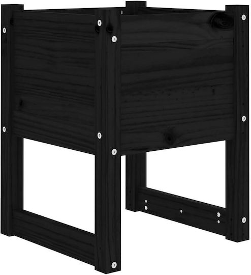 vidaXL Set 2 Blumenkästen Holz Schwarze