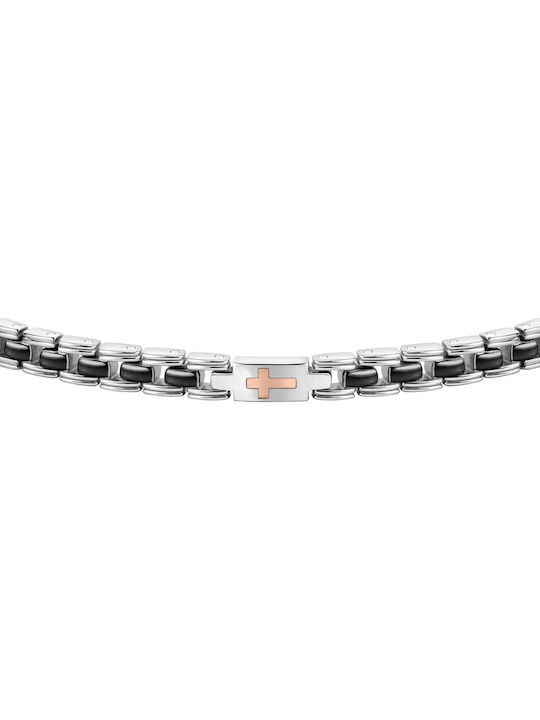 Morellato Bracelet Chain with Cross design made of Steel