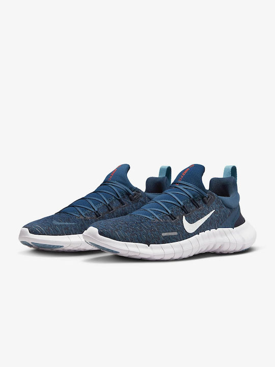 Nike Free Run 5.0 Ανδρικά Αθλητικά Παπούτσια Running Valerian Blue / Obsidian / Cerulean / Barely Green