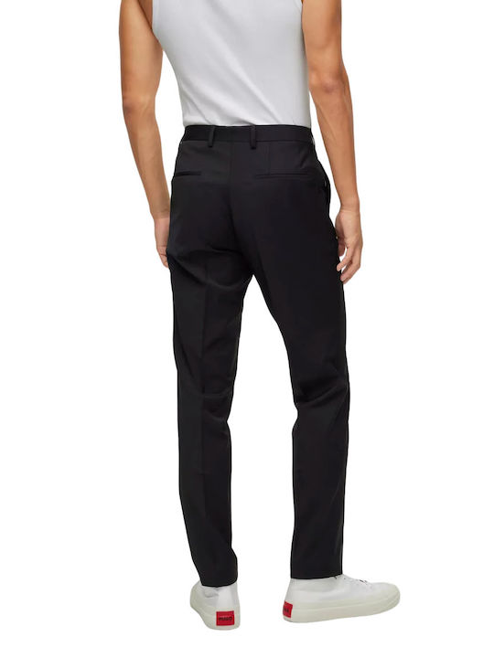 Hugo Boss Herrenhose Chino Elastisch Schwarz