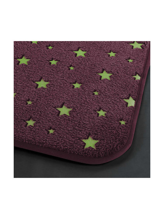 Fosforescent Kids Rug Stele Roz 50x80cm