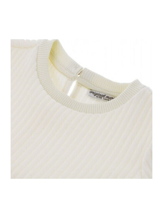 Children's Dress Long Sleeve Ecru