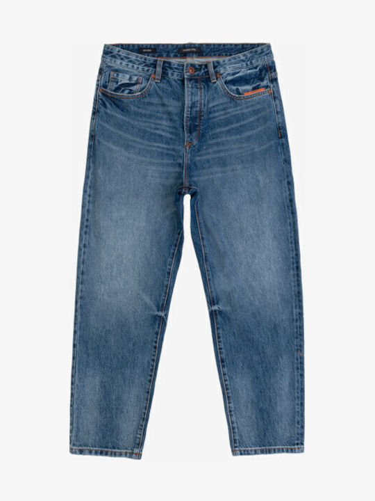 Men's Elastic Blue Jeans Pants