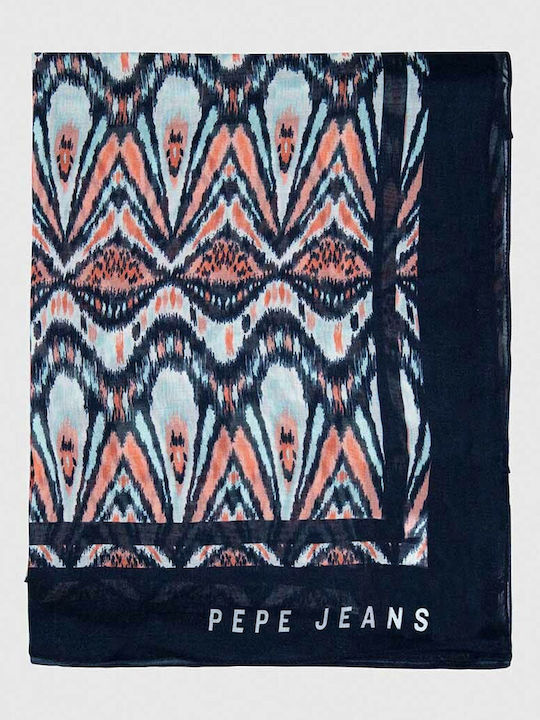 Pepe Jeans Γυναικείο Φουλάρι Navy Μπλε