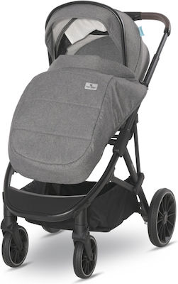 Lorelli Aria 3 in 1 Verstellbar 3 in 1 Baby Kinderwagen Geeignet für Neugeborene Gray 15kg