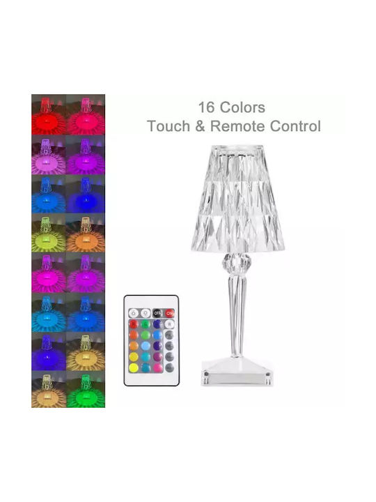 Andowl Διακοσμητικό Φωτιστικό LED RGB 8.5x24.5εκ.