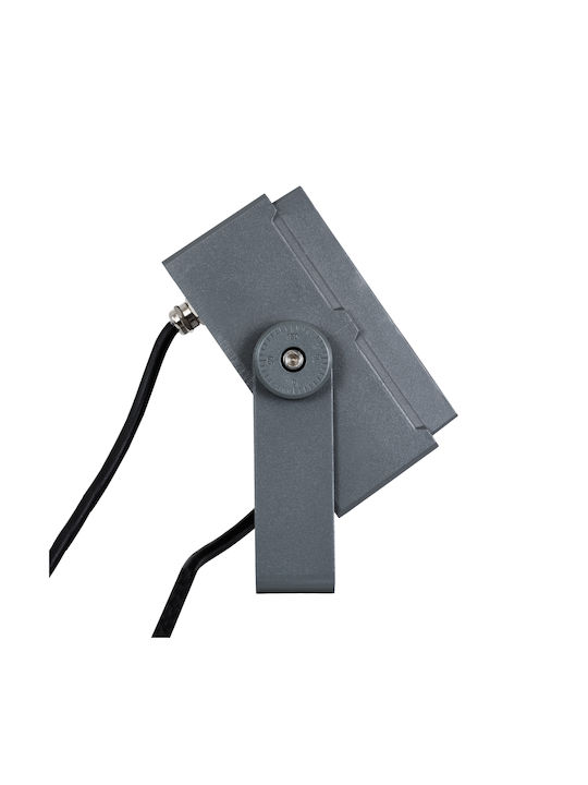 GloboStar Flood-Tiny Outdoor Floor Lamp LED Wall Washer 27W RGBW IP65 Gray