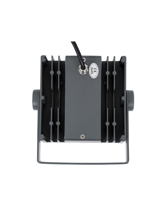 GloboStar Flood-Tiny Outdoor Floor Lamp LED Wall Washer 27W with Natural White Light IP65 Gray