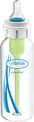 Dr. Brown's Plastikflasche Options+ Narrow Neck Gegen Koliken mit Silikonsauger für 0+, 0+ m, Monate 250ml 1Stück