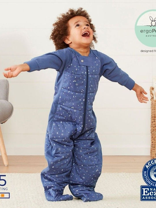Ergo Pouch Χειμερινός Υπνόσακος με Πόδια Sleep Suit Bag 2.5 tog Sky