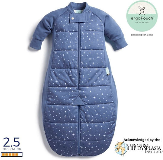 Ergo Pouch Winter Schlafsack mit Füßen Sleep Suit Bag 2.5 Tog Sky